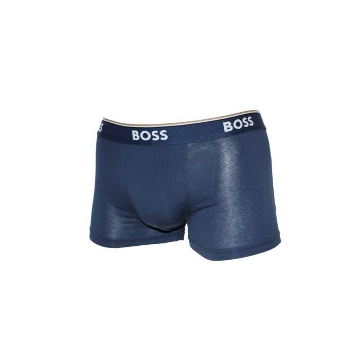 Boxer Boss Homme pack x3 Bleu Synthetique Bleu Cdiscount Pret a Porter
