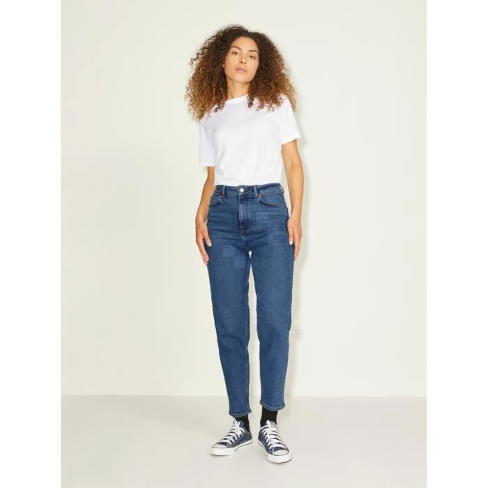 Jeans femme JJXX Lisbon coupe classique taille haute denim bleu 27x32 Medium blue denim Cdiscount Pret a Porter
