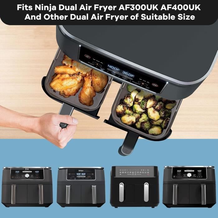 Accessoire Air Fryer, 2 Paquet Moule Air Fryer Pour Ninja Foodi Af400Eu  Af300Eu 9.5L, Air Fryer Accessoires, Moule Silicone A[H124] - Cdiscount  Electroménager