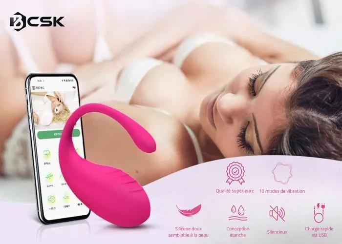 Mini Vibromasseur Fminin  distance | Oeuf Vibrant connect tlphone,  Tlcommande Bluetooth, Sextoys couple Plaisir femme - Cdiscount Boutique  Erotique