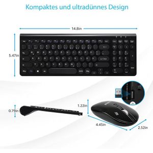 Ensemble Clavier Et Souris SANS FIL HP 230 AZERTY (18H24AA