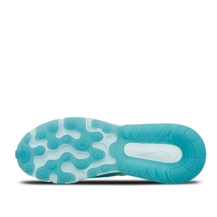 Basket Nike AIR MAX 270 REACT Homme Bleu Lacets Textile