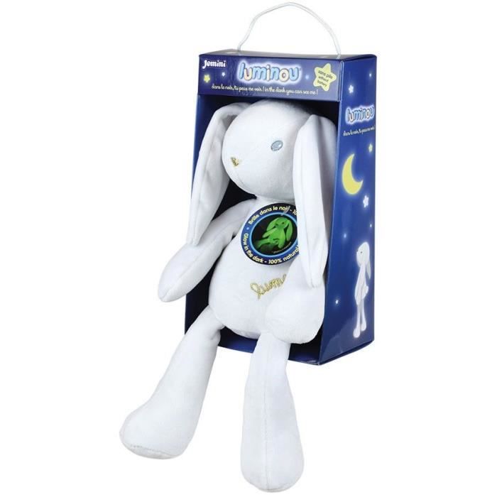 LUMINOU Peluche lumineuse lapin 30 cm Cdiscount Jeux Jouets