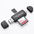 YOSOO Lecteur de carte Lecteur / graveur de carte multifonction OTG / USB pour PC Micro SD / SD / TF et téléphones mobiles-0