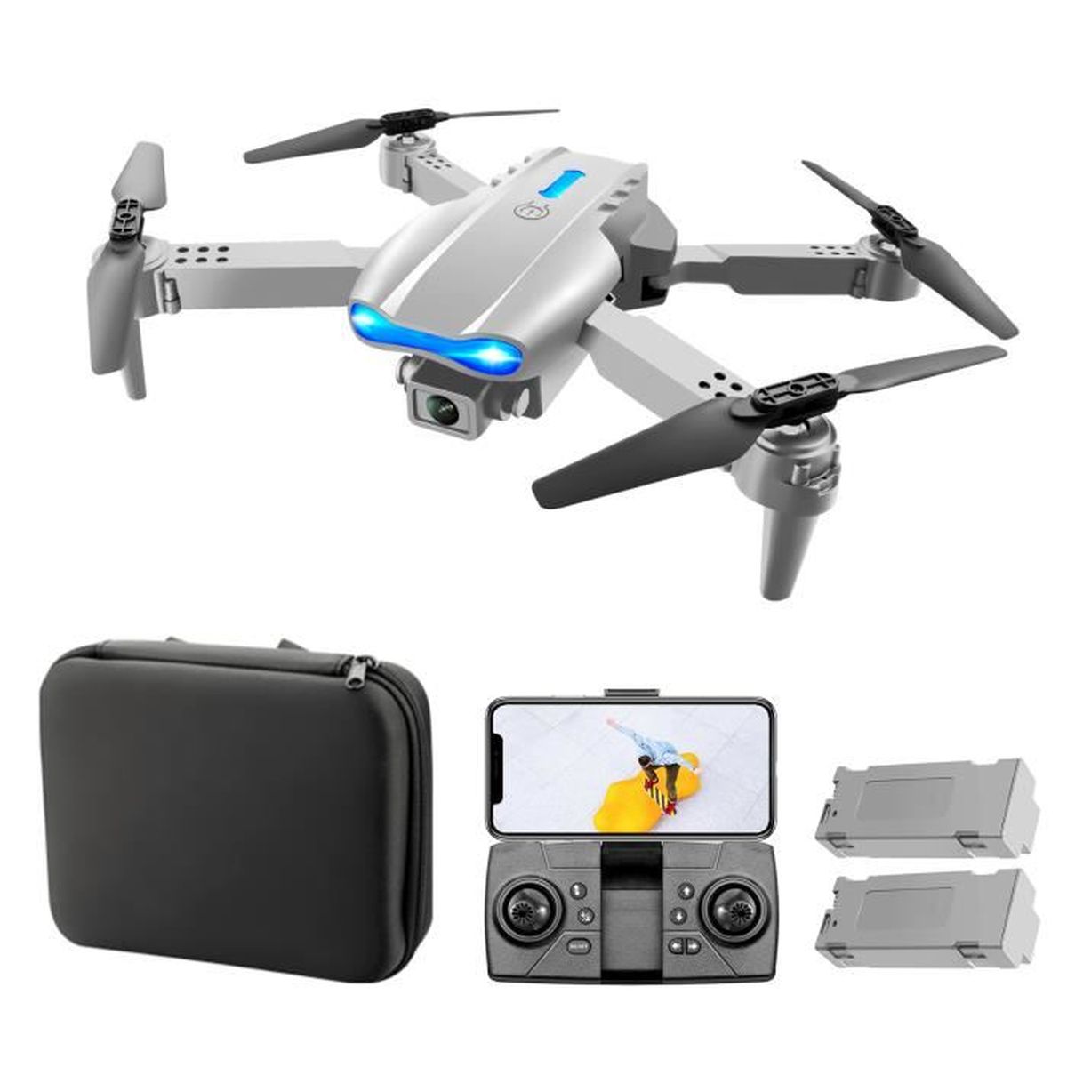 Drone F179 Avec Caméra 1080P WiFi - Brushless, Évitement D’Obstacles, Facile à Piloter Pour Débutants Et Enfants