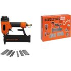 Kit agrafeuse cloueuse pneumatique REVOLUTION'AIR Comby Mecafer - Orange - 105 clous