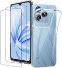 RASENA Coque pour Blackview Wave 8C/Wave 8/Oscal Flat 2 + [2 Pièces] Verre Trempé, [Antichoc] Transparent Silicone Étui de Protection