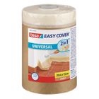 TESA Ruban de masquage + Easy Cover ecoLogo Kraft S, (bâche + ruban de masquage) 20m x 150mm