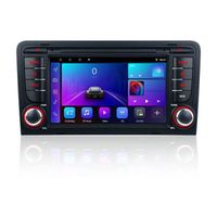 7" DAB+Android 12 Autoradio Pour Audi A3 8P 2003-2013 CarPlay GPS Navi FM EQ BT