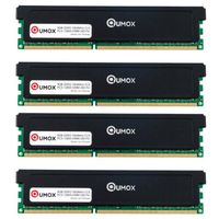 QUMOX 4x 8Go DDR3 1600MHz PC3-12800 (240 PIN) 32Go DIMM MEMORY XMP CL9 Mémoire d’ordinateur de bureau