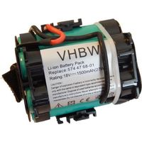 vhbw Li-Ion batterie 1500mAh pour tondeuse à gazon robot tondeuse Husqvarna Automower 105, 305, 308, 308x