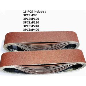 Lot De 10 Bandes Abrasives En Carbure De Silicium - Grains 40 à 120 - Pour Bois, Métal, Plastique - Tailles 10x330mm, 13x457mm, 20x520mm
