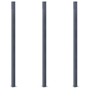 Panneaux de clôture Écran en treillis Aluminium 100x1000 cm Argenté Vogue -  Cdiscount Jardin