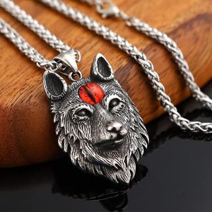 Pendentif Tête De Loup Celtique En Acier - Bijou Neuf Avec étiquettes, Marque OxcmoBijoux