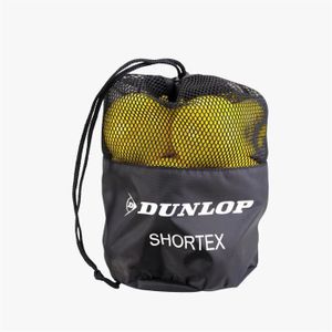 BALLE DE TENNIS Lot de 12 balles de tennis Dunlop Shortex - noir -