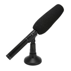MICROPHONE HURRISE Microphone d'interview filaire professionn