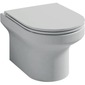 Pack WC suspendu moderne – Sans bride – Bâti-support haut – Blanc - Choix  de plaque de déclenchement - Kenton