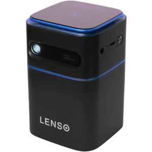 Vidéoprojecteur Lenso See - Mini vidéoprojecteur Portable USB-C - Résolution 1920×1080 Full HD 1080p - 120 ANSI - Compatible HDMI-USB-Smartphone