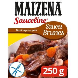 SUCRE & ÉDULCORANT MAIZENA - Sauceline Brune 250G - Lot De 3