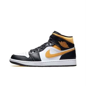 Air jordan 1 noir jaune deals