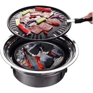 BARBECUE Primst – Barbecue à charbon multifonctionnel, barbecue coréen, barbecue domestique portable, barbecue de camping, fumoir de tabl46