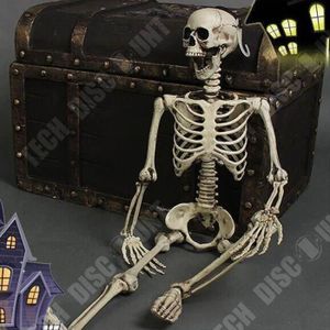 KIT DE DECORATION TD® Squelette en plastique Décoration Halloween- P