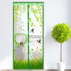 210cm Chut Forte Rideau Magn/étique de Maille laisse circuler lair tout en gardant les insectes de la maison Maintient Chiens et Chats Out et en /Écran de rideau pour porte magn/étique pour emp/êcher les mouches et les insectes