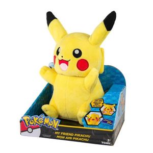 TOMY Pokemon Mon Ami Pikachu 10/" Parlant Pokemon Jouet En Peluche neuf