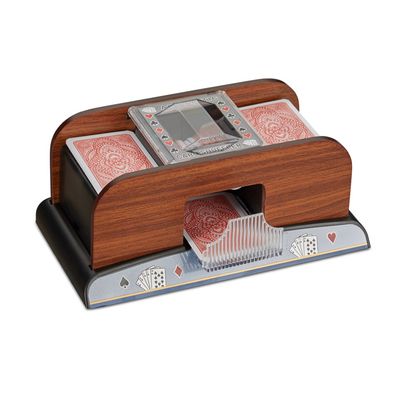 Mélangeur de Cartes Automatique - RELAXDAYS - 4 étages - Cartes jusqu'à