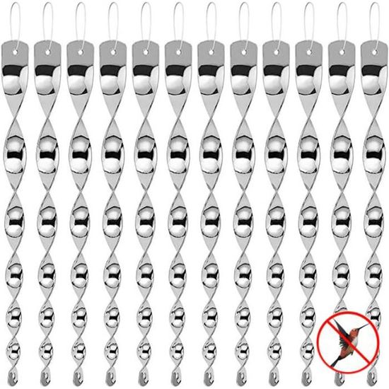 MIYUANGKJ 20 Pièces Répulsifs Eéfléchissants Spirale de Vent Répulsif Contre Les Oiseaux Centre Latéral Répulsif Hétérooptique 30cm pour Protection des Arbres Fruitiers et Fleurs MIYUANGKJ 20 Pièces Répulsifs Eéfléchissants Spirale de Vent Répulsif Contre Les Oiseaux Centre Latéral Répulsif Hétérooptique 30cm pour Protection des Arbres Fruitiers et Fleurs