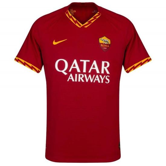 T-shirt de football AS Roma Maillot Match Home Vapor 2019/20 - Nike - Rouge - Taille M