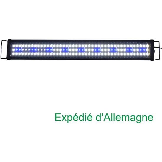 Aquarien Eco Rampe LED Aquarium 90CM Lampe Blanc-Bleu SMD 2 Modes 95cm-120cm Extensible éclairage pour Plantes Poissons