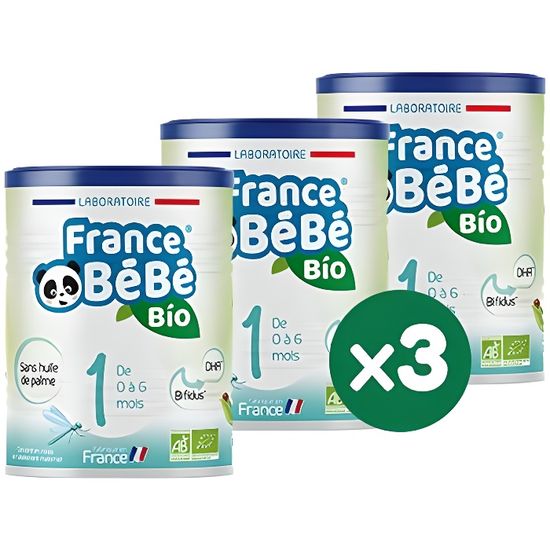 France Bebe Bio Lait Infantile Pour Bebe 1er Age En Poudre 0 A 6 Mois Bifidus Sans Huile De Palme Pack 3 Boites De 400g Achat France Bebe Bio Lait Infantile Pour Bebe 1er Age En Poudre 0 A 6 Mois Bifidus Sans Huile De Palme Pack 3 Boites De 400g Achat
