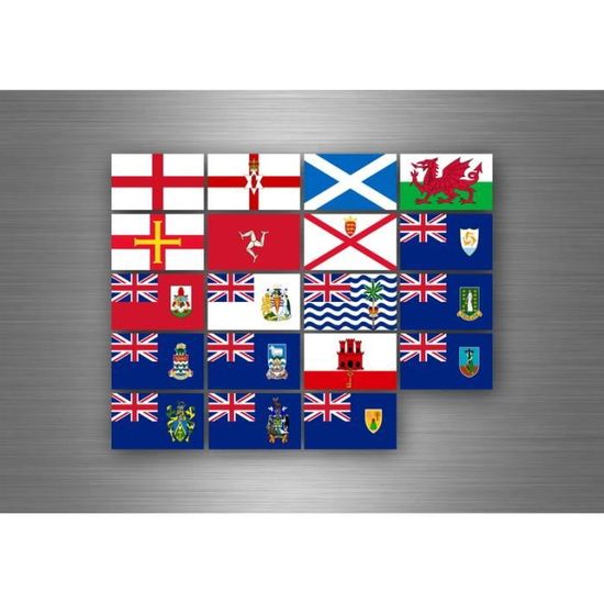 Planche D'autocollants Stickers - Drapeaux Des Régions Et Provinces De France - Neuf