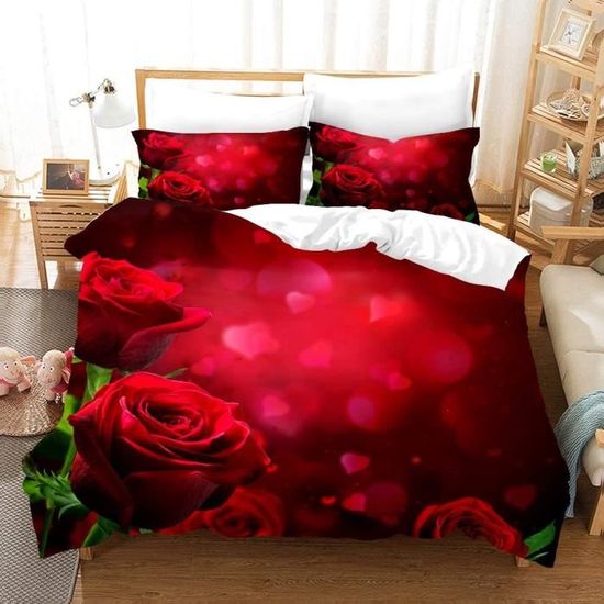 Ensemble De Literie Vintage – Drap Et Taie Biche Rose, 100% Coton, Taille 166x115 Cm
