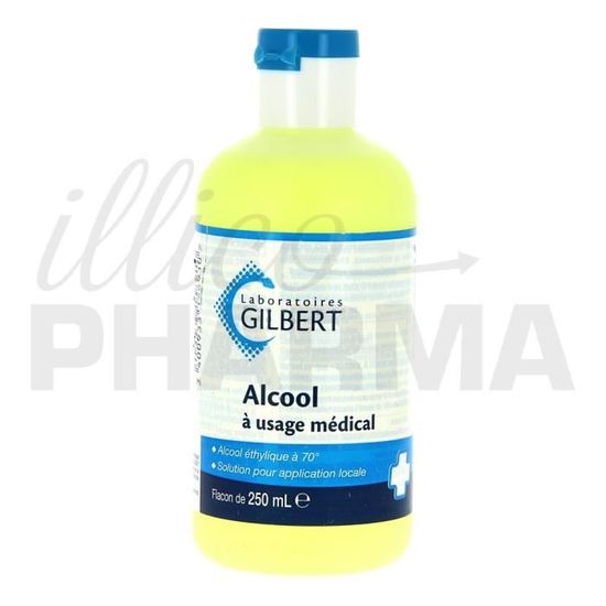 GILBERT ALCOOL 70 250ML