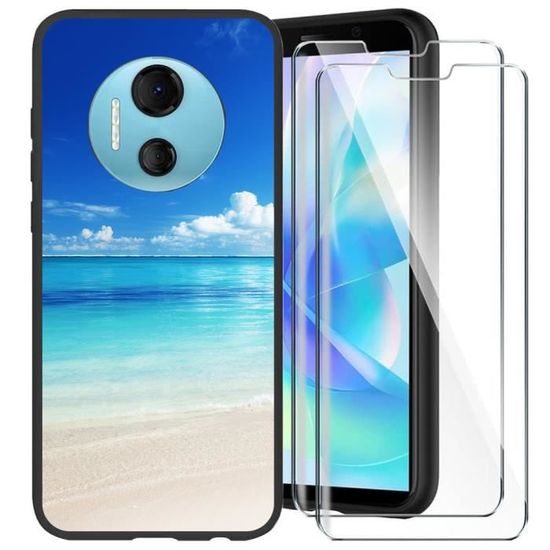 Sunrive Cover compatibile con DOOGEE X97/X97 Pro, Custodia con supporto di stand e in Pelle artificiale per carte di credito Portafoglio Flip Chiusura Magnetica bumper(Gatto di coppia B1