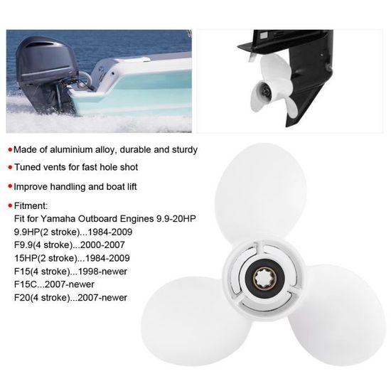 Hélice 2 Lames Alliage Zinc 35 Mm – Compatible FeiLun FT, UDI, Corpe, HONGXUNJIE (jaune)