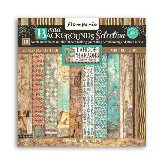 Stamperia - Bloc Papier Scrapbooking 30,5x30,5 Cm 'Parfum Rose' | 10 Feuilles Double Face 190g/m² | Motifs Fleurs Et Flacons Anciens - 3
