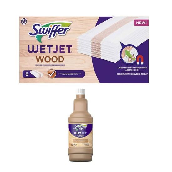 6PCS Lingettes Reutilisable pour Swiffer WetJet Wood, Lingette Recharges  Bleu pour Swiffer Parquet WetJet Balai Spray QXQZL3GIKC
