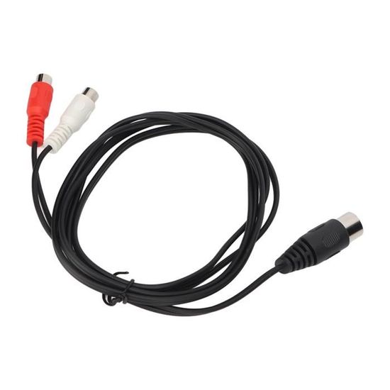 Câble Vidéo S (S-Video) Mini DIN 5 Broches - Longueur Au Choix (50cm, 180cm, 300cm) - Pour Connexion Vidéo Analogique