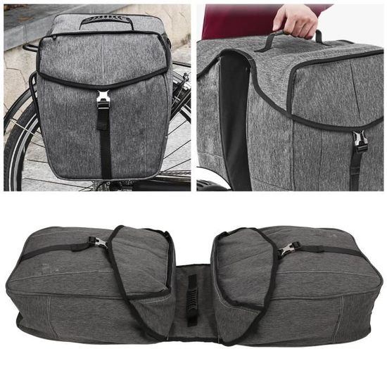 Sacoche Vélo Pvc étanche Hitway Sacoche Vélo Étanché 29L - Grande Capacité Arrière Porte-Bagages 3-en-1 Sac à Dos Bandoulière Sacoche Vélo Pvc étanche Hitway Sacoche Vélo Étanché 29L - Grande Capacité Arrière Porte-Bagages 3-en-1 Sac à Dos Bandoulière