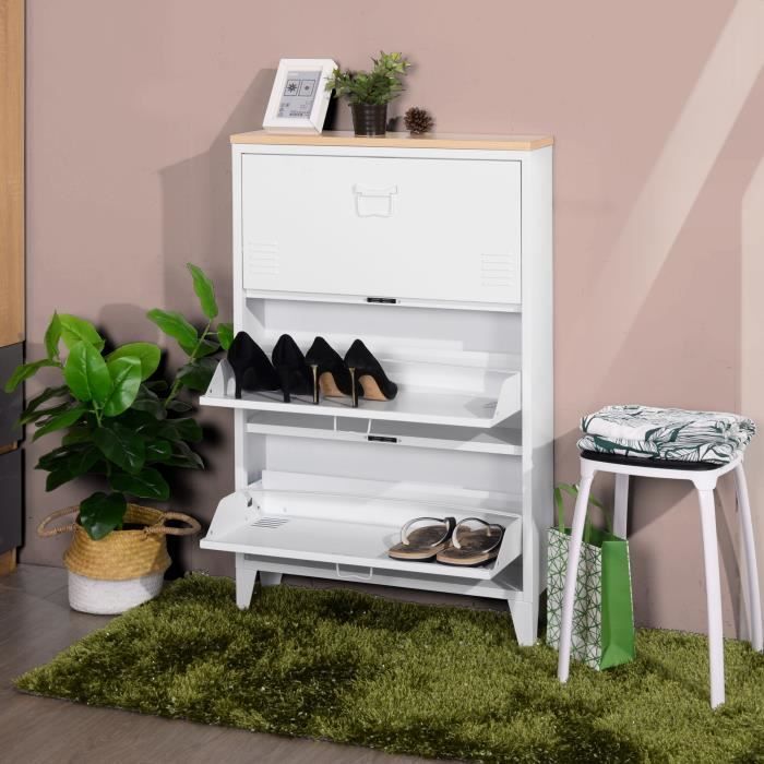 Meuble A Chaussure Metal
