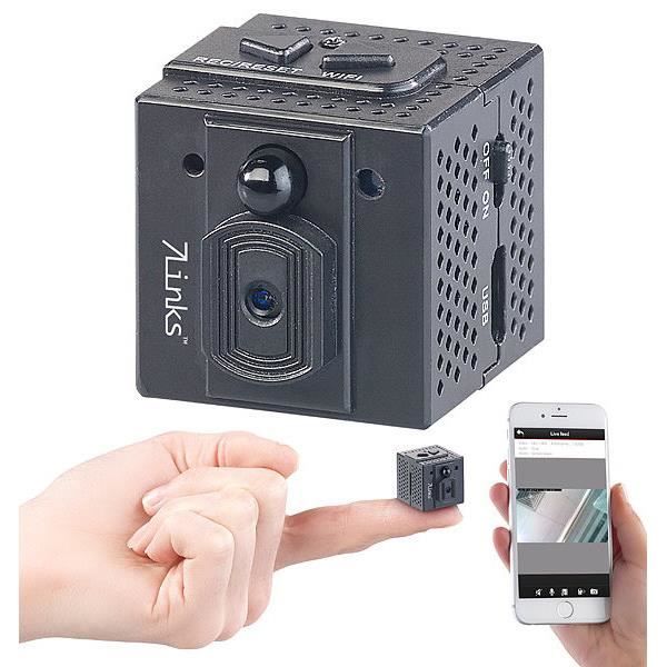 Micro caméra de surveillance IP HD à vision nocturne et application