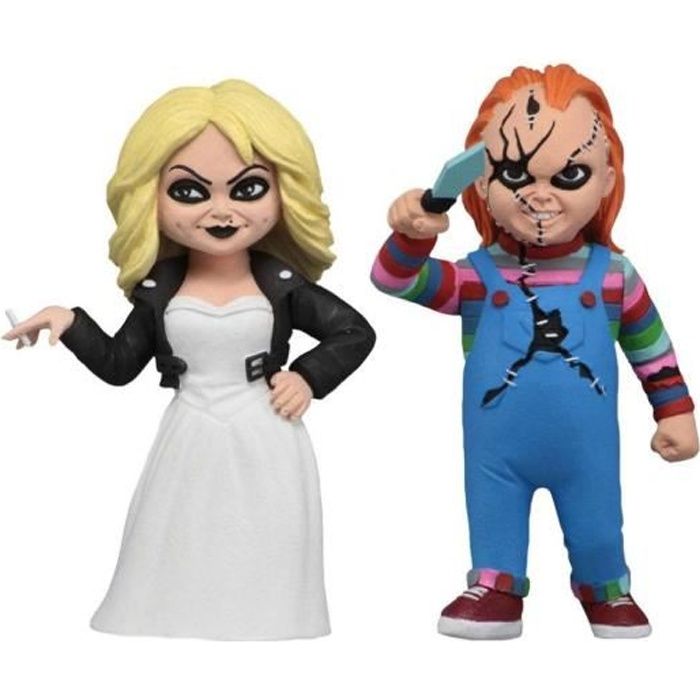 Figurine CHUCKY - Chucky & Tiffany - Figurine Toony Terrors 15cm