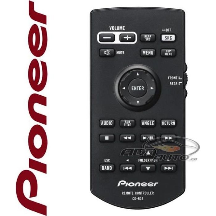 CD-R33. Telecommande pour autoradio AVH a partir de 2012.