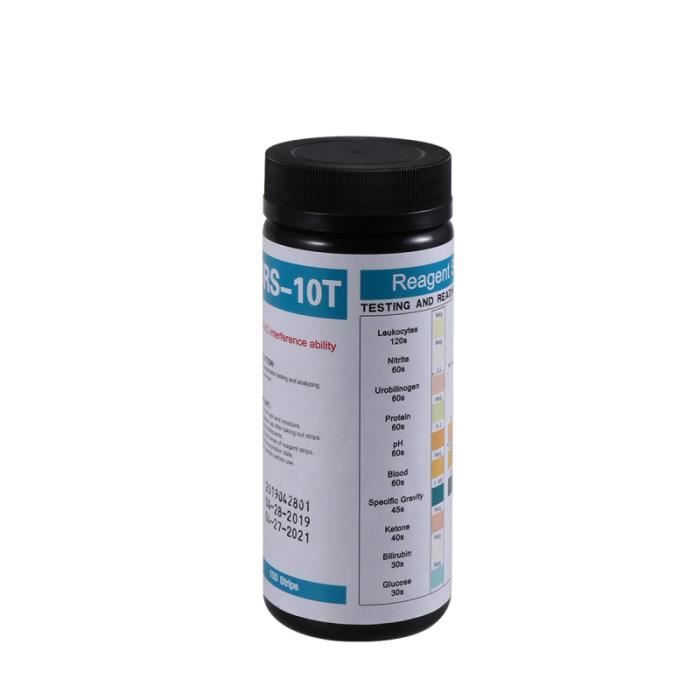 1 bouteille de bandelettes de test de cétone testeur d'urine jetable mesure cétogène GROUND MAT - GYM MAT - YOGA MAT