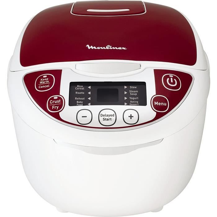 Moulinex MK705111 Multicuiseur Traditionnel 12 programmes automatiques riz, pates, mijotée, cuisson lente, vapeur, soupe, pâtisserie