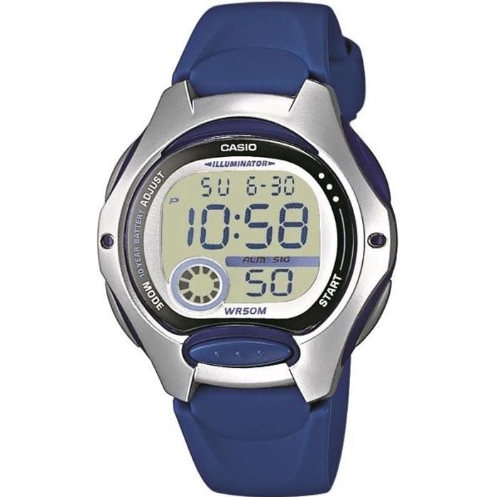 CASIO KIDS Montre Quartz LW-200-2AVEG - Bleu