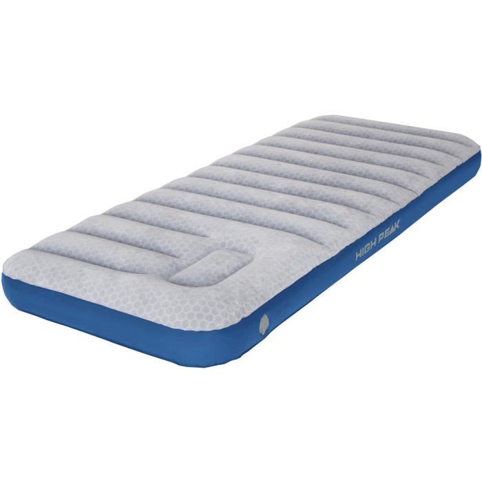 High Peak Air bed Cross Beam Single Extra Long - Matelas - gris/bleu